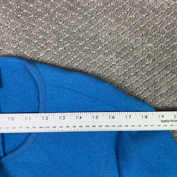 Geiger Cardigan Sweater Jacket Women's 46 Blue Wool Buttons Collection Austria - Picture 10 of 14